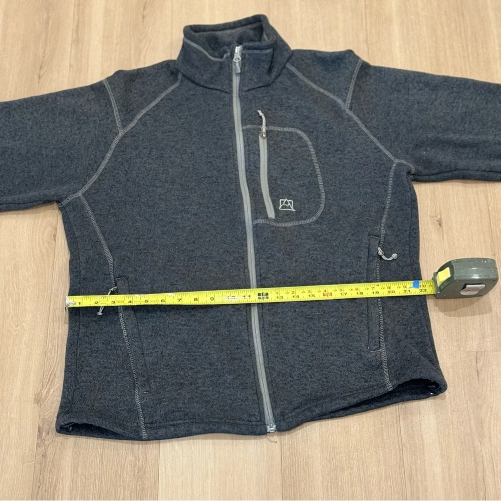 Avalanche Thermal Outdoors Sweatshirt Women's size XL Grey Zip Up Sweater - Picture 12 of 12